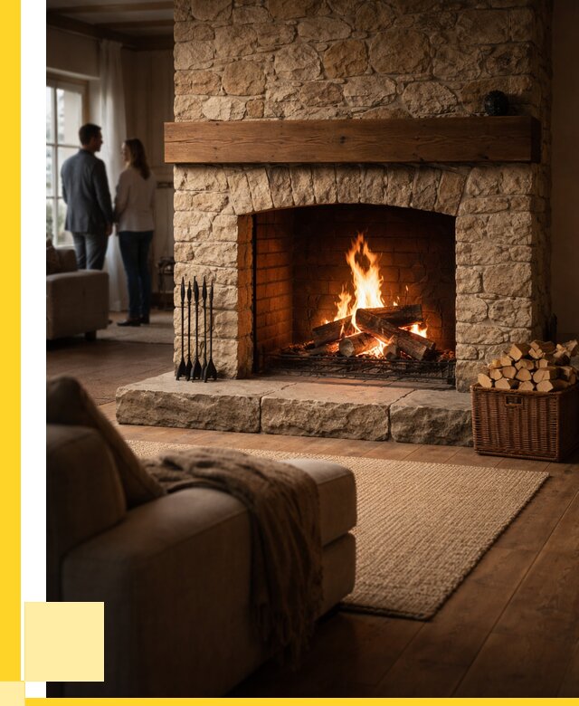 Открытые камины под ключ в Энгельсе от 159885 р. ЭриданЭнг