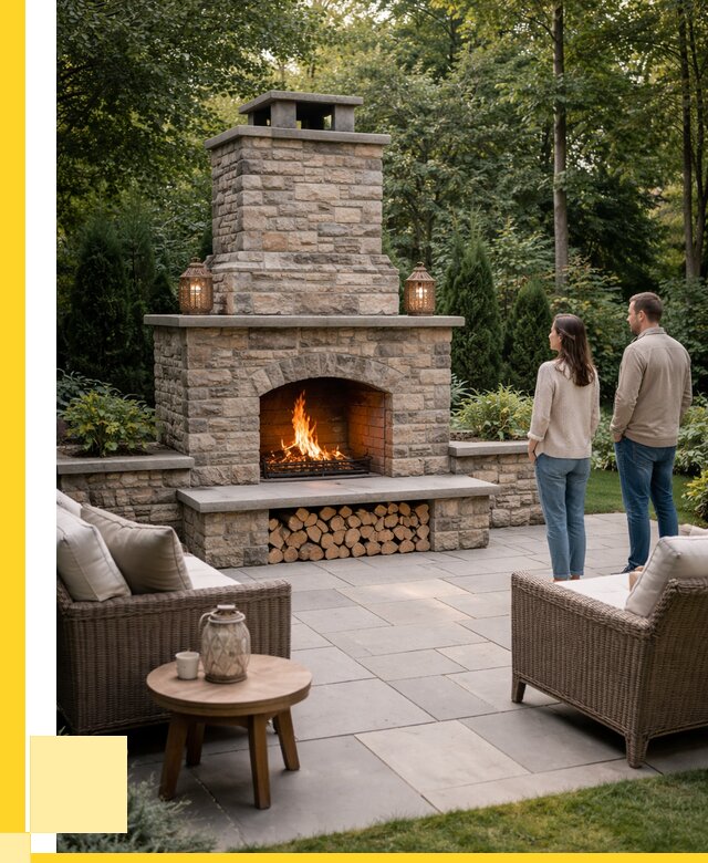 Уличные камины из кирпича в Энгельсе от 159885 р. | ЭриданЭнг