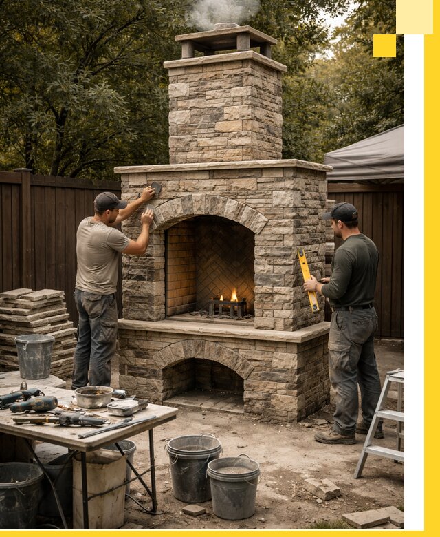 Проектирование и установка уличных каминов в Энгельсе