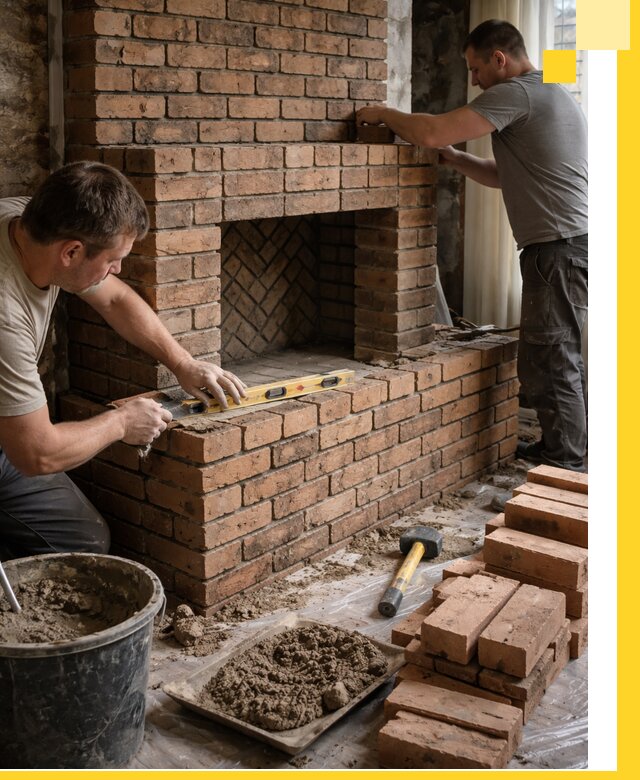 Изготовление и установка кирпичных каминов в Энгельсе