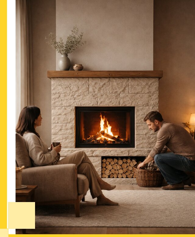 Камины для дома в Энгельсе под ключ от 159885 р. | ЭриданЭнг