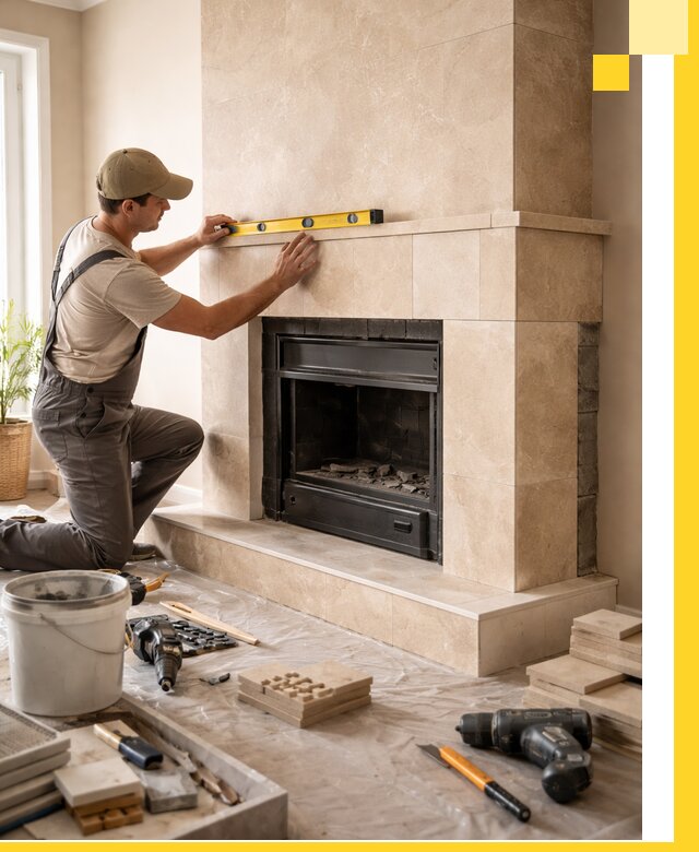 Установка и монтаж каминов в частном доме под ключ в Энгельсе