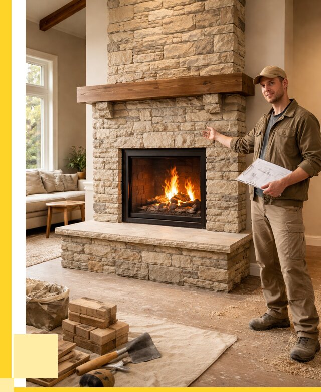 Камины под ключ в Энгельсе от 191862 р. | ЭриданЭнг — установка