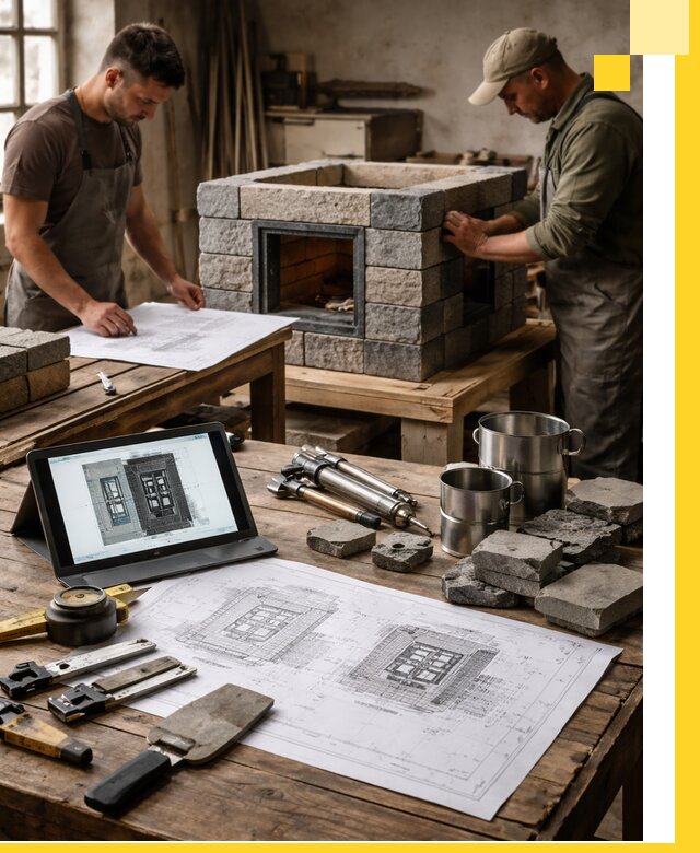 Разработка проектов печей с согласованием и монтажом в Энгельсе