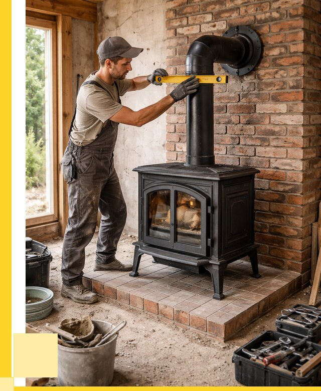 Монтаж печей установка банной печи в Энгельсе от 15989 р. | ЭриданЭнг