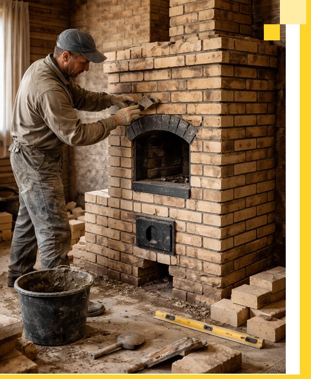 Кирпичные печи под ключ в Энгельсе: проектирование и кладка