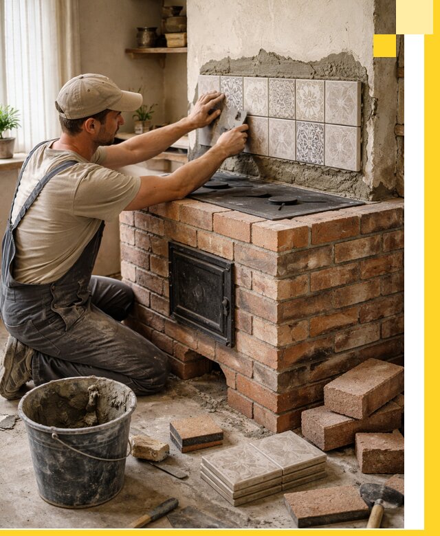 Печи с плитой на заказ монтаж гарантия и сервис в Энгельсе