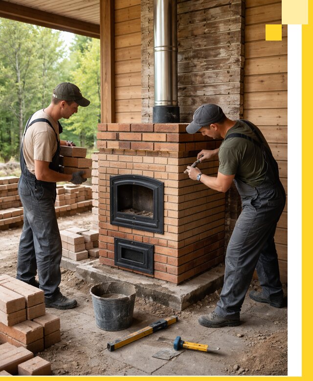 Производство и установка дачных печей под ключ в Энгельсе