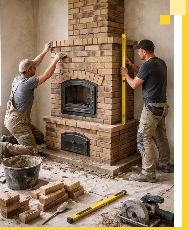 Продажа и установка печей и каминов для дома под ключ в Энгельсе