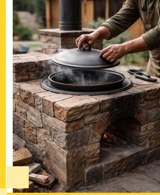 Печи для казана в Энгельсе по цене от 19186 р. | ЭриданЭнг