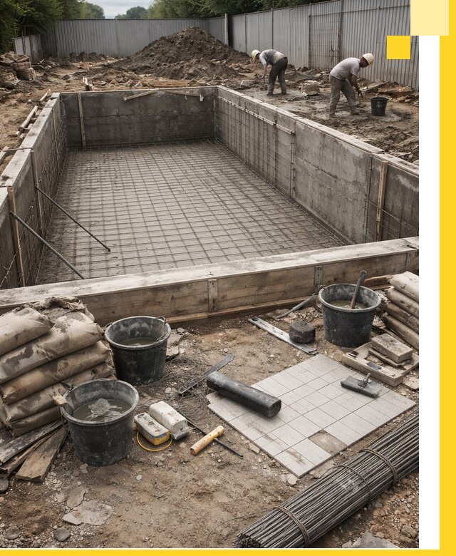 Строительство бассейнов под ключ в Энгельсе, дизайн и монтаж