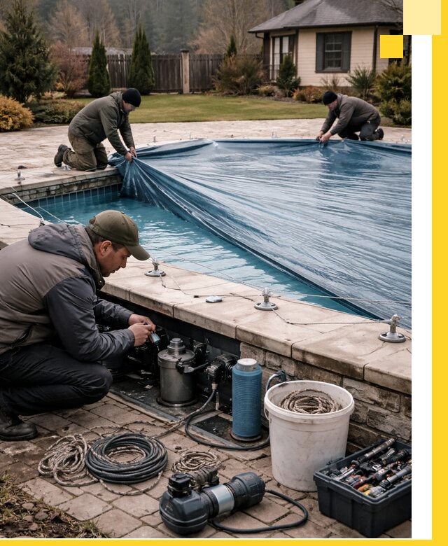 Консервация бассейнов в Энгельсе: подготовка к длительному хранению