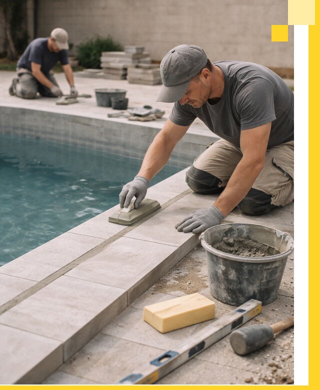 Отделка бассейнов в Энгельсе: декоративная отделка и гидроизоляция