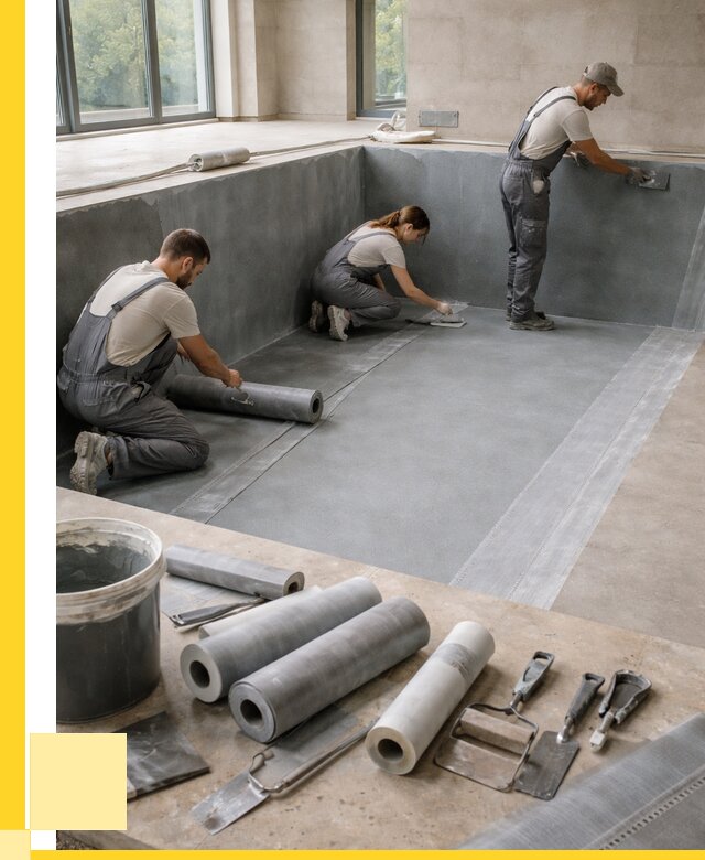 Гидроизоляция бассейнов в Энгельсе от 2132 р., ЭриданЭнг