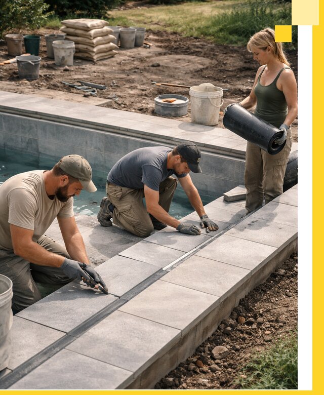 Строительство и монтаж уличных бассейнов под ключ в Энгельсе