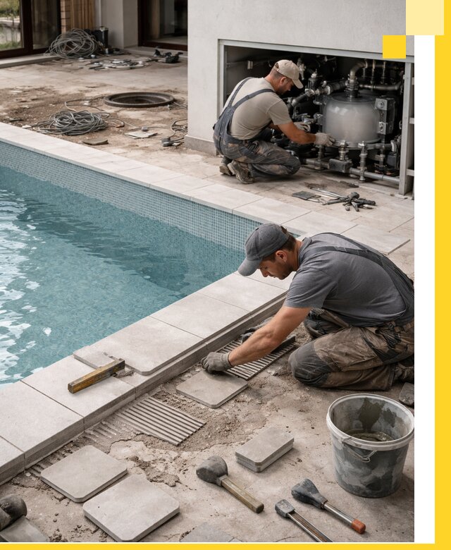 Строительство и монтаж бассейнов в коттедже в Энгельсе