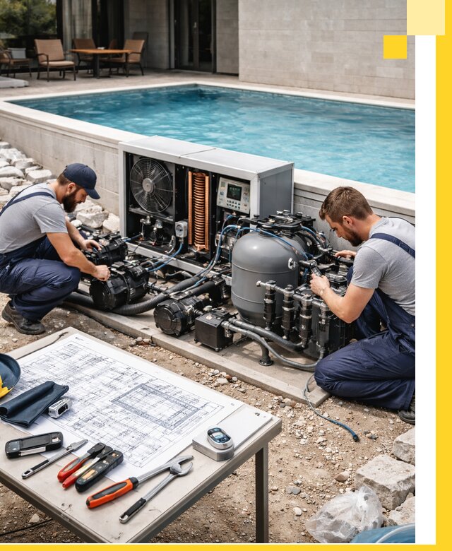 Проектирование и монтаж бассейнов с подогревом в Энгельсе