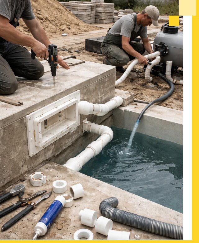 Строительство скиммерных бассейнов под ключ в Энгельсе