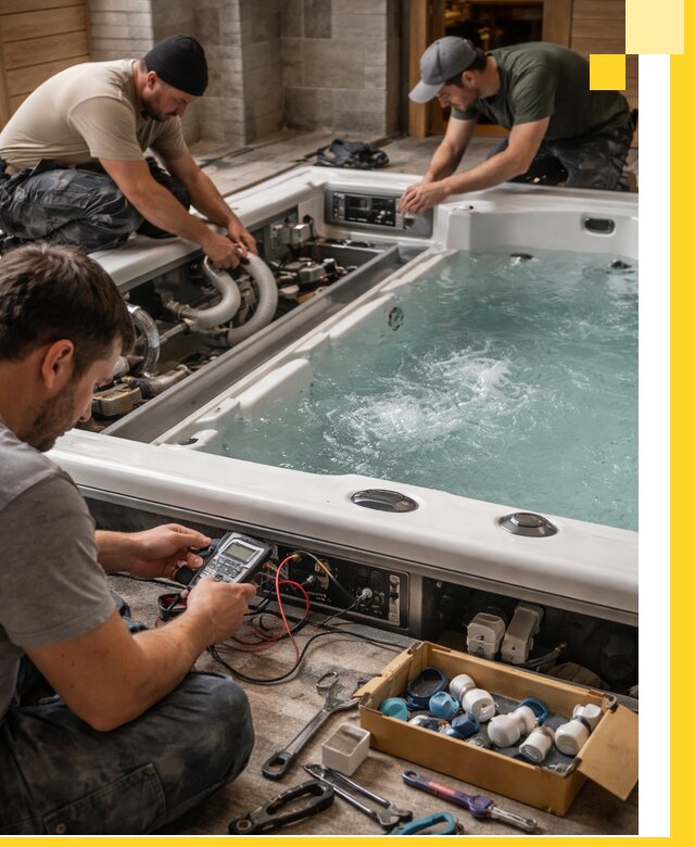 Гидромассажные бассейны под ключ в Энгельсе, дизайн и монтаж