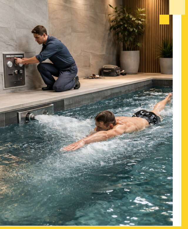 Проектирование и монтаж бассейнов с противотоком в Энгельсе