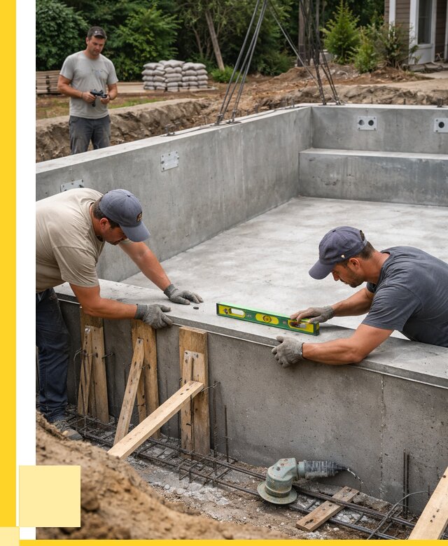 Монтаж чаши бассейна в Энгельсе под ключ от 266475 р., ЭриданЭнг