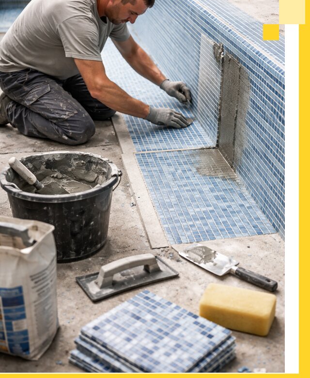 Укладка и ремонт мозаики для бассейнов под ключ в Энгельсе