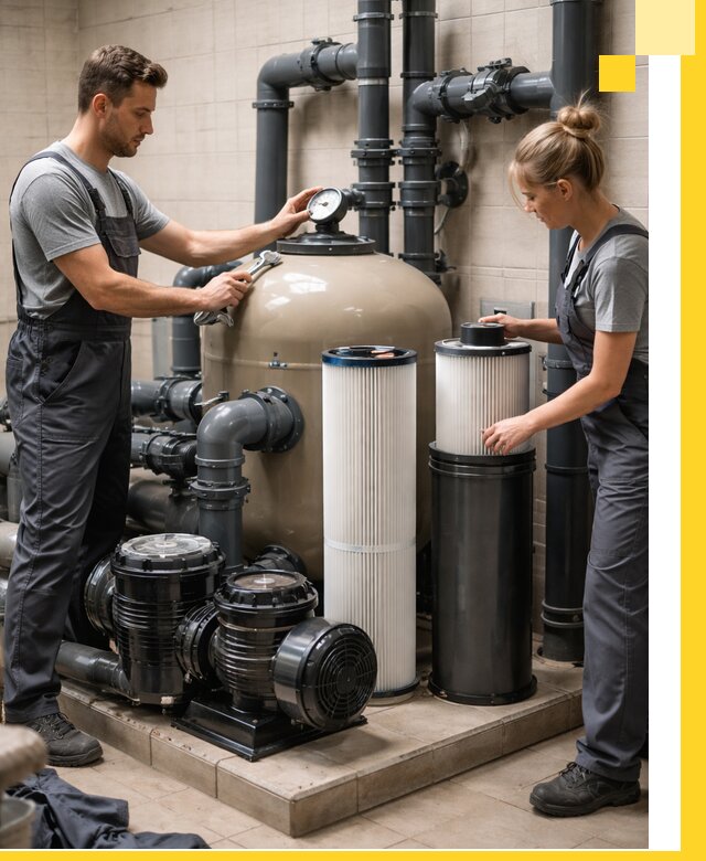 Фильтры и системы фильтрации для бассейнов в Энгельсе