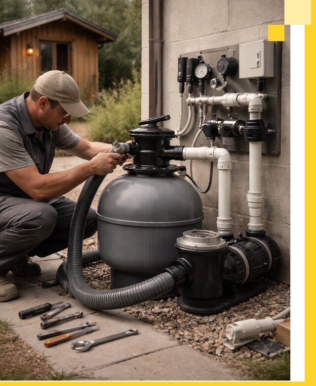 Продажа и монтаж фильтров и насосов для бассейнов в Энгельсе