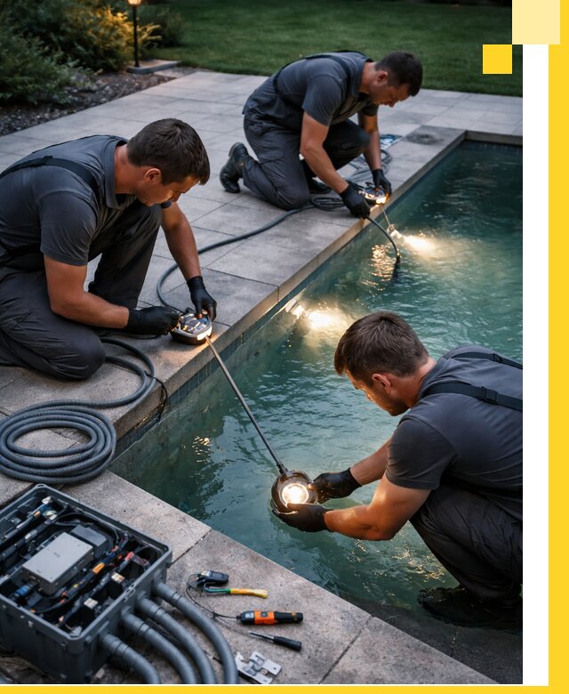 Профессиональное освещение бассейнов в Энгельсе: дизайн и монтаж