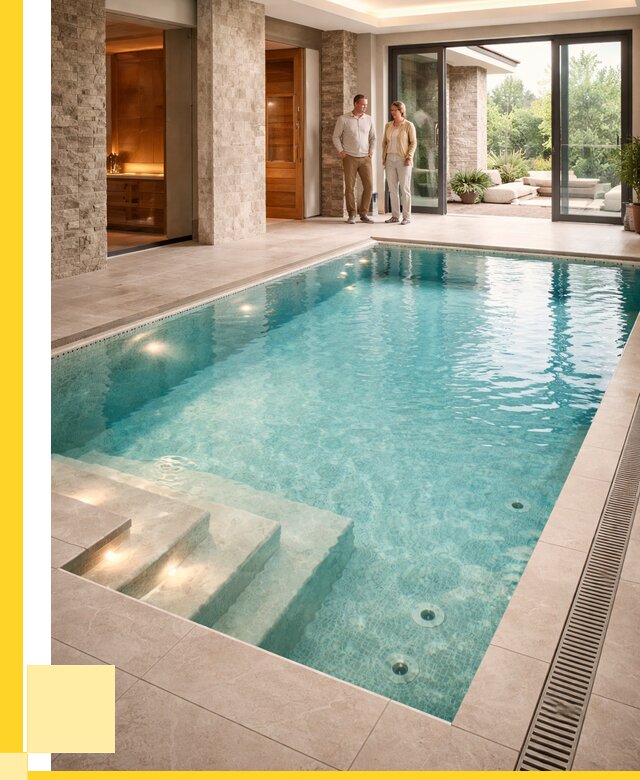 Бассейн во дворе в Энгельсе: проект, отделка от 1279080 р. | ЭриданЭнг