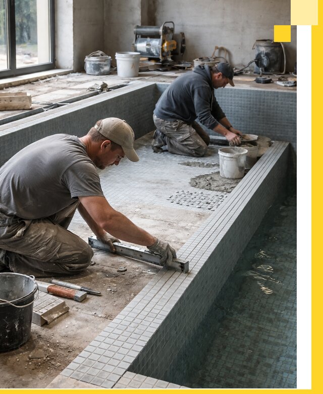 Строительство бассейна в частном доме в Энгельсе под ключ