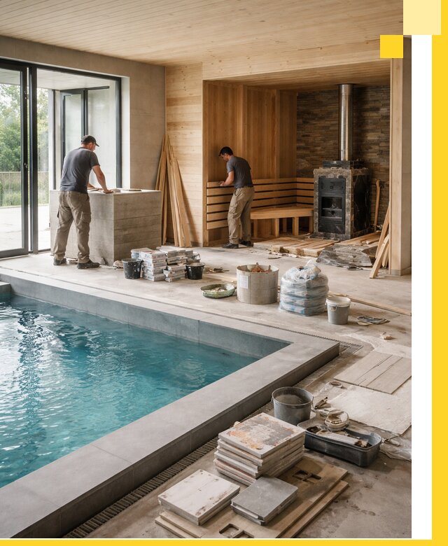 Проектирование и строительство бань с бассейном в Энгельсе