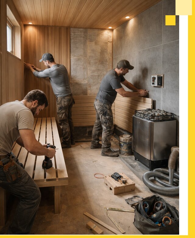 Сауны под ключ в Энгельсе, проектирование, строительство, отделка