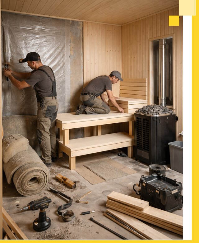 Проекты саун под ключ в Энгельсе дизайн и строительство