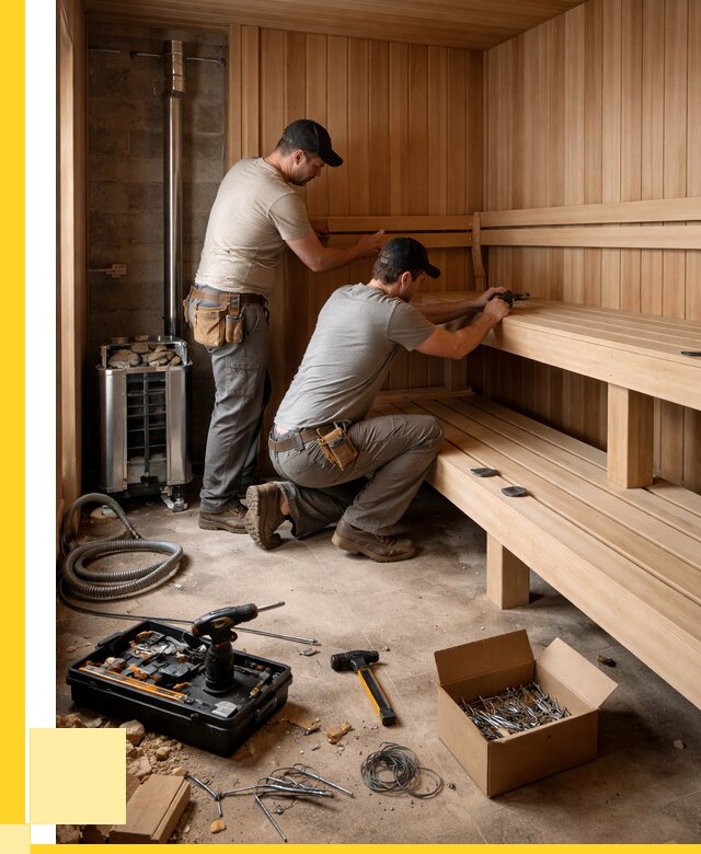 Монтаж саун под ключ в Энгельсе от 127908 р. | ЭриданЭнг
