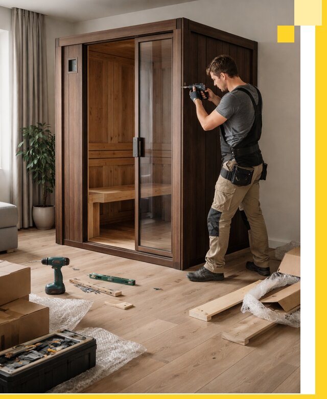 Установка и производство мини саун под ключ в Энгельсе