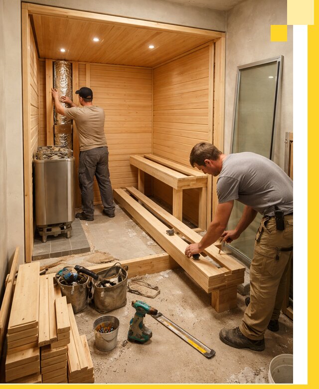 Проектирование и установка домашних саун под ключ в Энгельсе