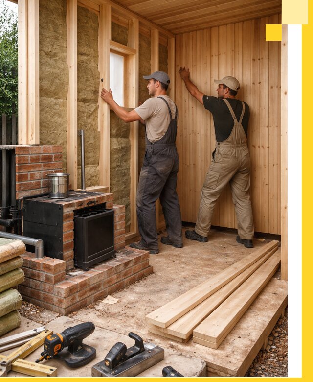 Строительство и установка дачных саун под ключ в Энгельсе