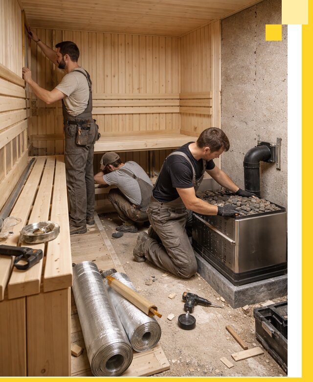 Индивидуальные сауны на заказ в Энгельсе под ключ, проект и монтаж