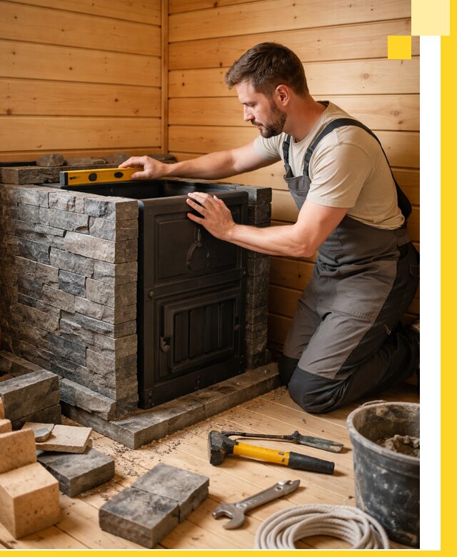 Производство и установка печей для саун под ключ в Энгельсе