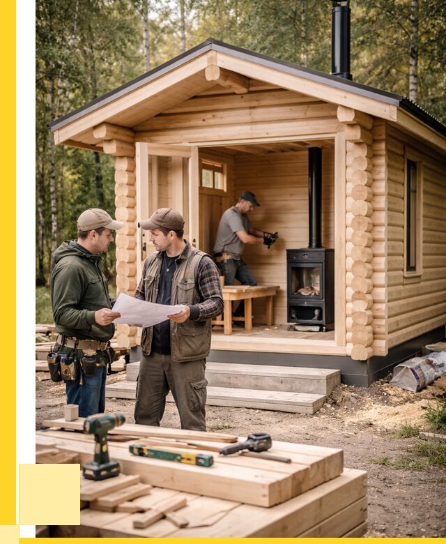 Монтаж бань под ключ в Энгельсе — от 213180 р. | ЭриданЭнг