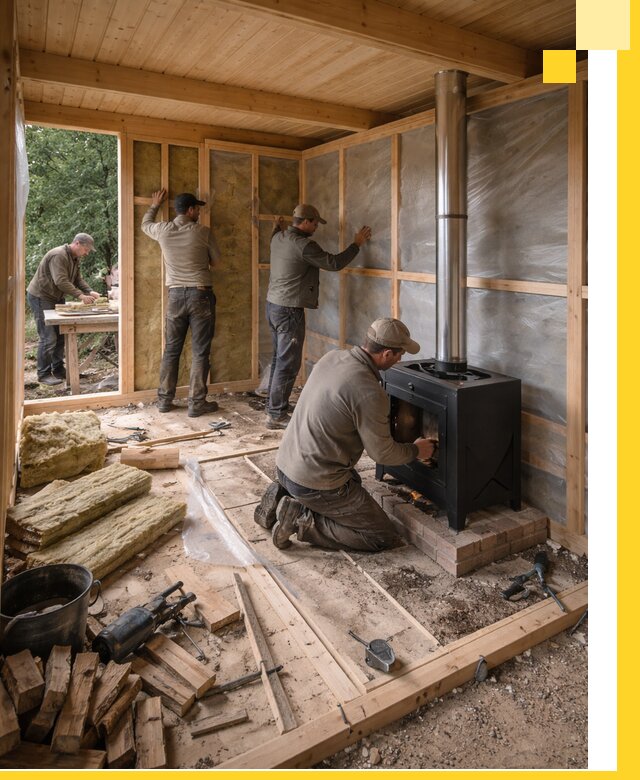 Профессиональный монтаж бань под ключ в Энгельсе для дома