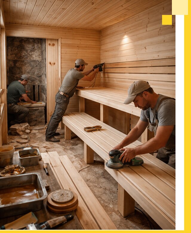 Профессиональная отделка бань в Энгельсе под ключ, с гарантией