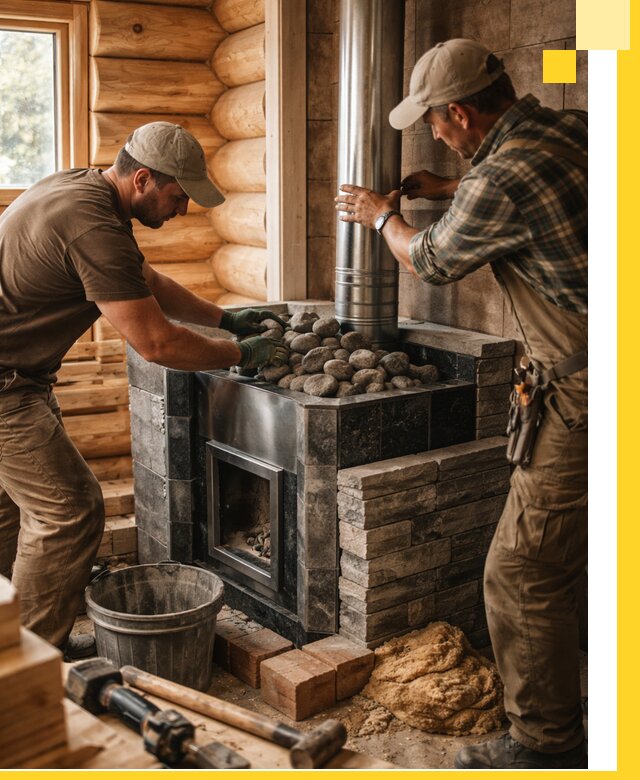 Строительство и отделка русских бань под ключ в Энгельсе