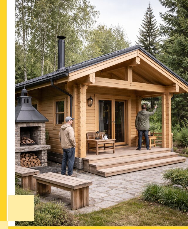 Деревянные бани под ключ в Энгельсе от 479655 р. | ЭриданЭнг