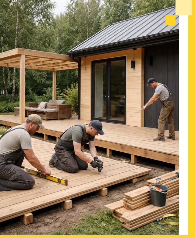 Строительство бань с террасой и бассейном под ключ в Энгельсе