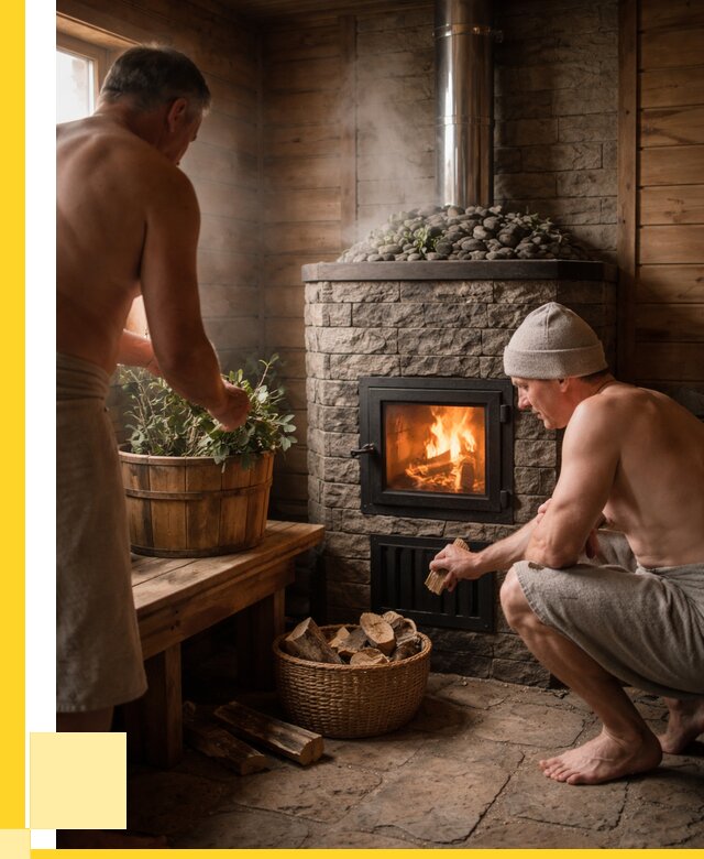 Банные печи под ключ в Энгельсе от 47966 р. | ЭриданЭнг кирпичная