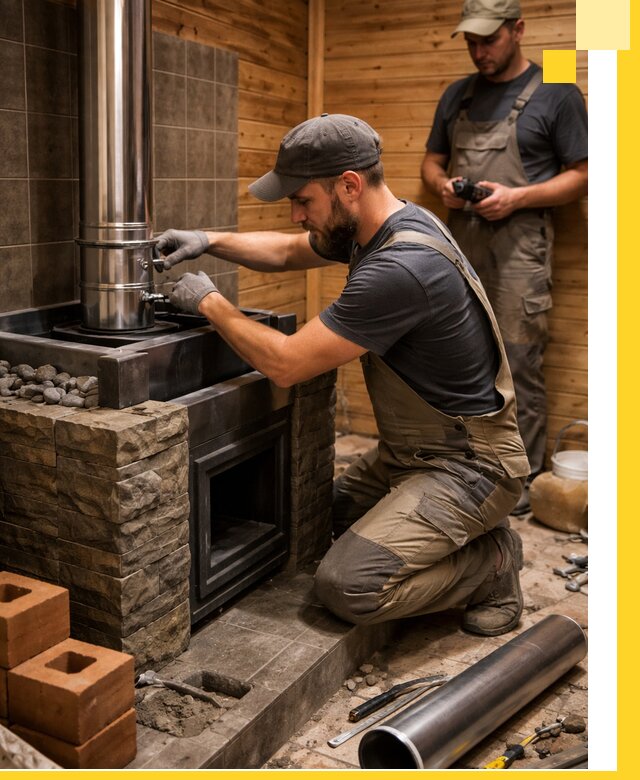 Изготовление и установка банных печей под ключ в Энгельсе