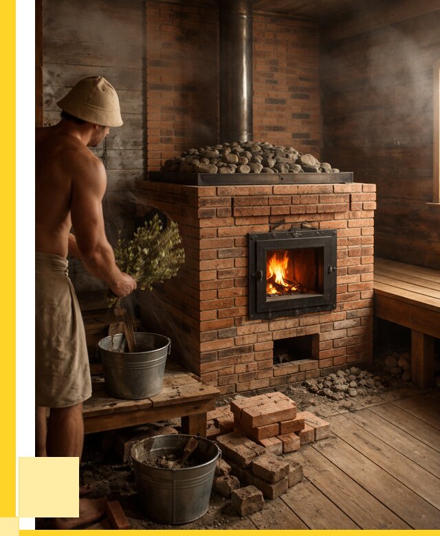 Кирпичные банные печи в Энгельсе от 95931 р. | ЭриданЭнг