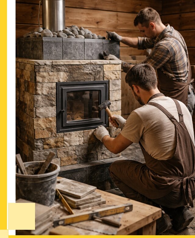 Облицовка банной печи в Энгельсе от 15989 р. | ЭриданЭнг